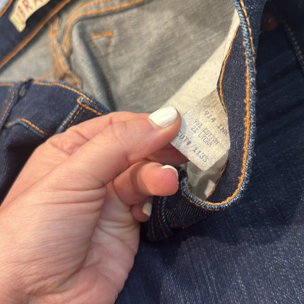 Jbrand jeans NWOT Size 32 straight boot blue jeans host pick - Picture 10 of 17